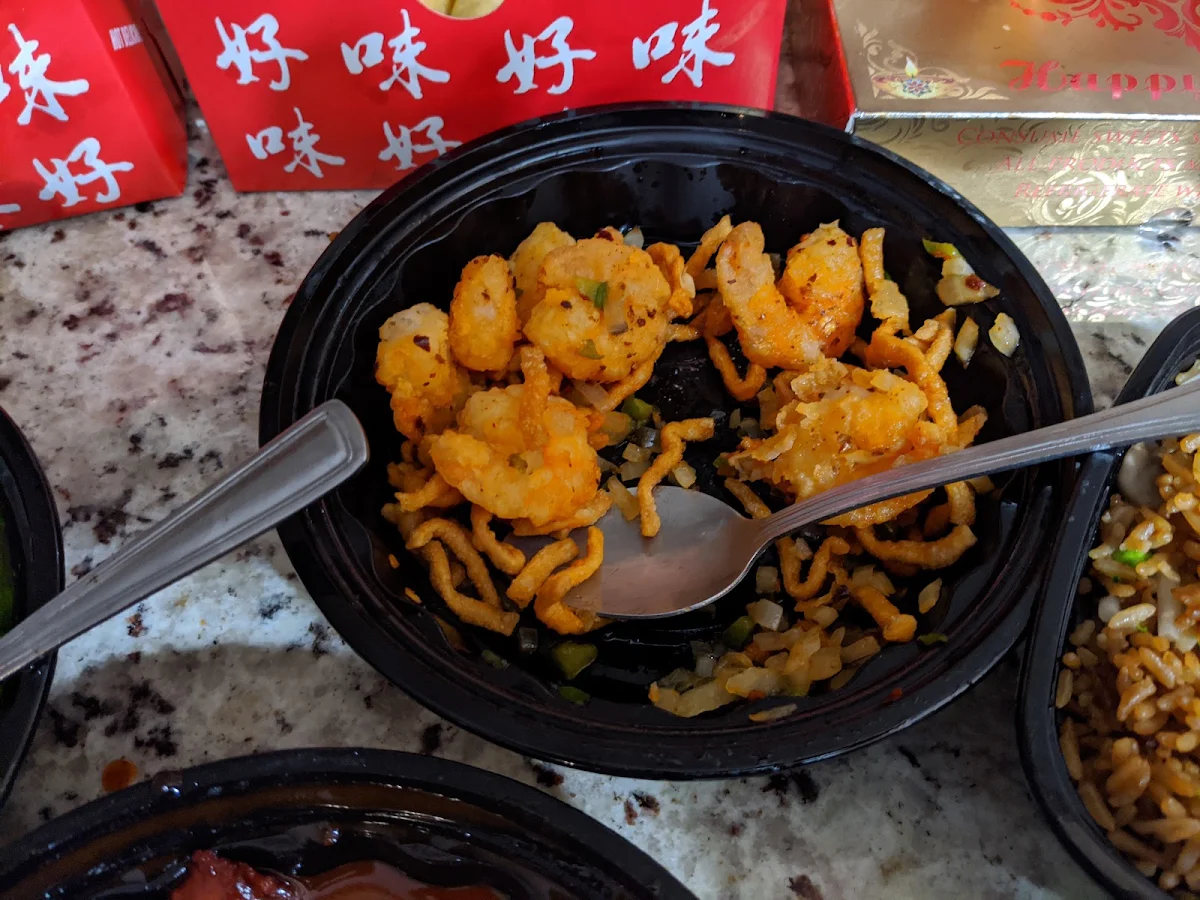 the great wok fried shrimp 招牌炸虾